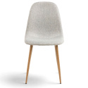 Chaise \'Gal\' - Gris/Naturel