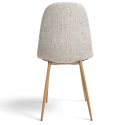Chaise \'Gal\' - Gris/Naturel
