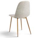 Chaise \'Gal\' - Gris/Naturel