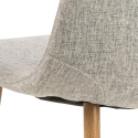 Chaise \'Gal\' - Gris/Naturel