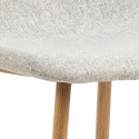 Chaise \'Gal\' - Gris/Naturel