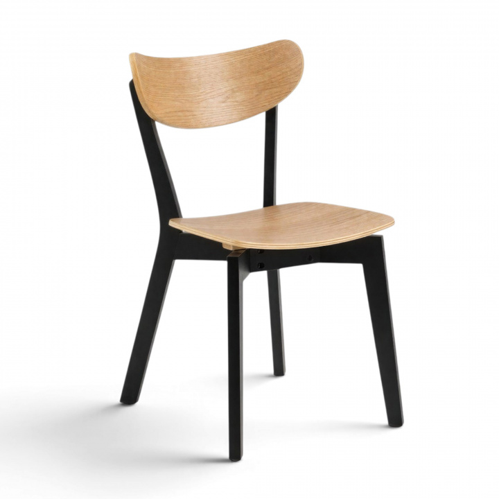 Chaise \'Ärsjö\' - Naturel/Noir dans le groupe Meubles / Meubles d\'assise / Chaises chez Reforma (102464)