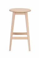 Tabouret de bar \'Austin\' - Nature/Blanc
