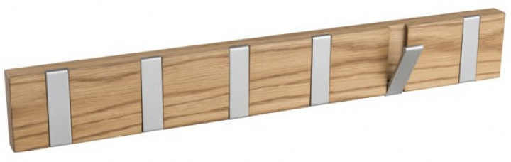 Barre à crochets \'Confetti\' 50cm - Chêne dans le groupe Meubles / Étagères & rangement / Cintres à vêtements chez Reforma (103670)