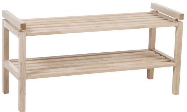 Rangement à chaussures \'Confetti\' 80cm - Pigmenté blanc dans le groupe Meubles / Étagères & rangement / Étagères à chapeaux et à chaussures chez Reforma (103732)