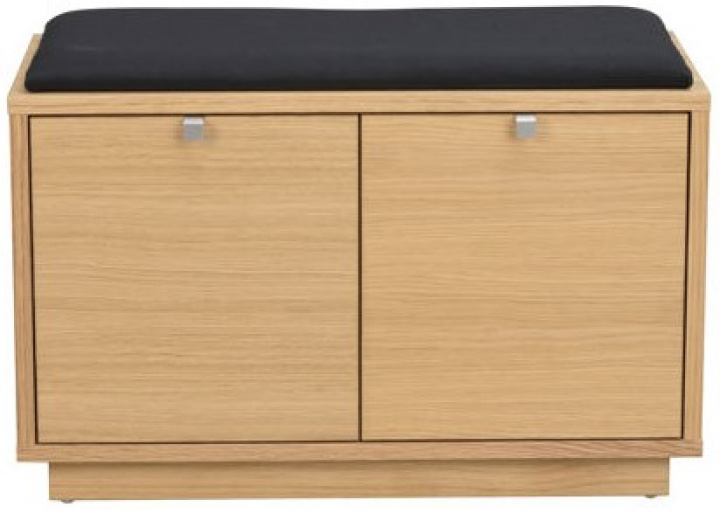 Banc \'Confetti\' 70cm - Chêne/Noir dans le groupe Meubles / Meubles d\'assise / Bancs chez Reforma (103753)