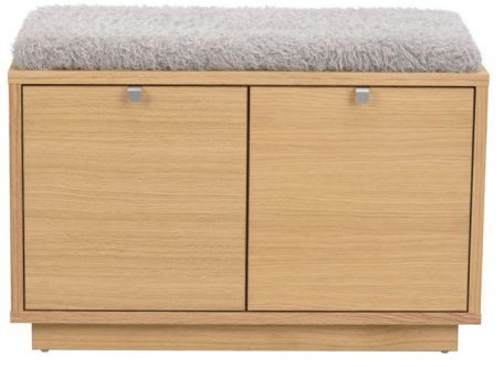 Banc \'Confetti\' 70cm - Chêne/Gris clair dans le groupe Meubles / Meubles d\'assise / Bancs chez Reforma (103754)