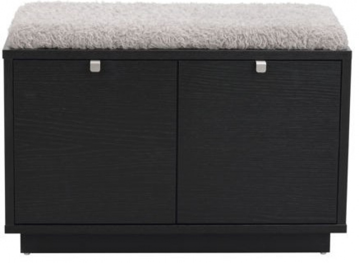 Banc \'Confetti\' 70cm - Noir/Gris clair dans le groupe Meubles / Meubles d\'assise / Bancs chez Reforma (103758)