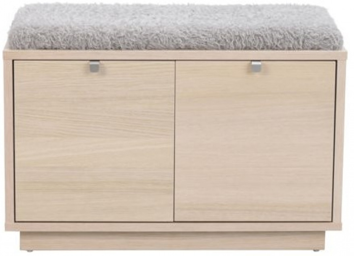 Banc \'Confetti\' 70cm - Pigmenté blanc/Gris clair dans le groupe Meubles / Meubles d\'assise / Bancs chez Reforma (103760)