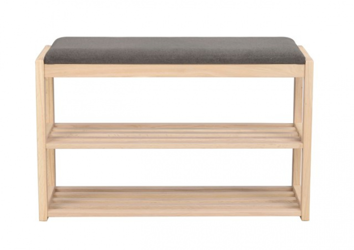 Range-chaussures \'Confetti\' - Pigmenté blanc/Gris foncé dans le groupe Meubles / Étagères & rangement / Étagères à chapeaux et à chaussures chez Reforma (103822)