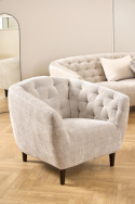 Fauteuil \'Ria\' - Beige clair