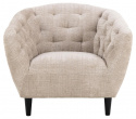 Fauteuil \'Ria\' - Beige clair