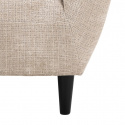 Fauteuil \'Ria\' - Beige clair