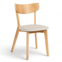 Chaise \'Saba \'- Chêne/Beige