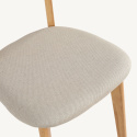 Chaise \'Saba \'- Chêne/Beige