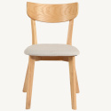 Chaise \'Saba \'- Chêne/Beige