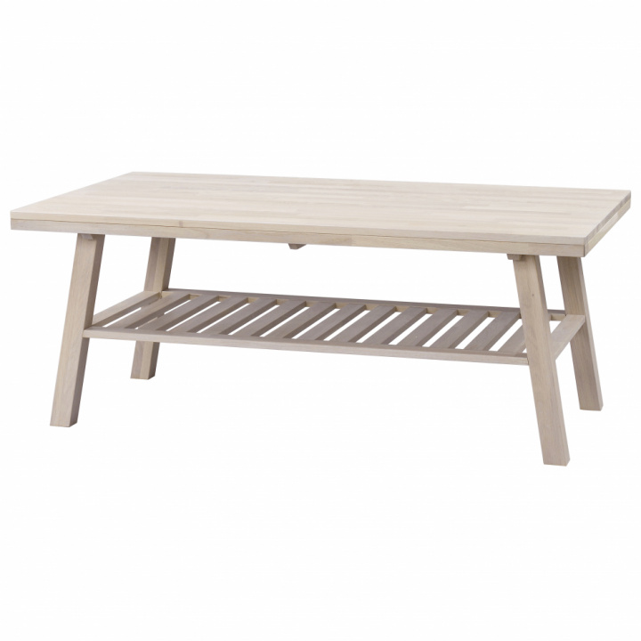 Table basse \'Brooklyn\' 130x75cm - Chêne blanc pigmenté dans le groupe Meubles / Tables / Table basse chez Reforma (108313)