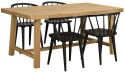 Table à manger \'Brooklyn\' 170x95cm - Chêne
