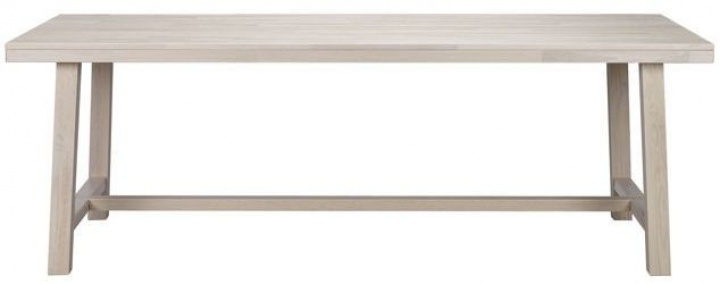 Table à manger \'Brooklyn\' 220x95cm - Blanchi dans le groupe Meubles / Tables / Table à manger chez Reforma (108561)