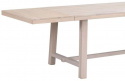 Table à manger \'Brooklyn\' 220x95cm - Blanchi