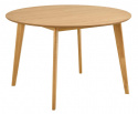 Table à manger \'Roxby\' Ronde 120x76cm - Naturel