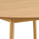 Table à manger \'Roxby\' Ronde 120x76cm - Naturel