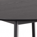 Table à manger \'Roxby\' Ronde 120x76cm - Noir