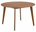 Table à manger \'Roxby\' Ronde 120x76cm - Brun