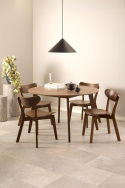 Table à manger \'Roxby\' Ronde 120x76cm - Brun