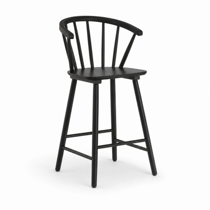 Tabouret de bar \'Astrid\' - Noir dans le groupe Meubles / Meubles d\'assise / Tabourets de bar chez Reforma (1092B-black)