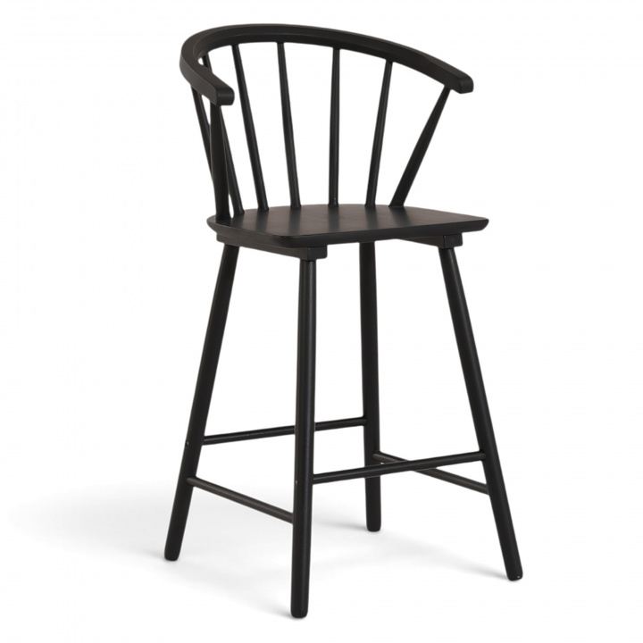Tabouret de bar \'Astrid\' - Noir dans le groupe Meubles / Meubles d\'assise / Tabourets de bar chez Reforma (1092B-black)