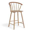 Tabouret de bar \'Astrid\' - Pigmenté blanc