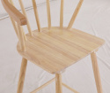 Tabouret de bar \'Astrid\' - Pigmenté blanc
