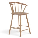 Tabouret de bar \'Astrid\' - Pigmenté blanc