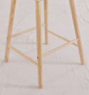 Tabouret de bar \'Astrid\' - Pigmenté blanc