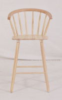 Tabouret de bar \'Astrid\' - Pigmenté blanc