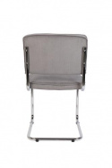 Chaise \'Ridge Rib\' - Gris Clair