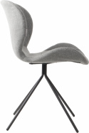 Chaise \'Omg\' - Velours/Gris