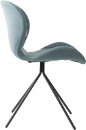 Chaise \'Omg\' - Velours/Bleu