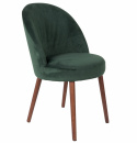 Chaise de salle à manger \'Glad\' - Velours/Vert
