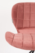 Chaise \'Omg\' - Velours/Rose
