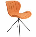 Chaise \'Omg\' - Velours/Orange