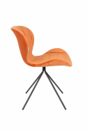 Chaise \'Omg\' - Velours/Orange