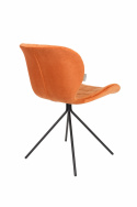 Chaise \'Omg\' - Velours/Orange