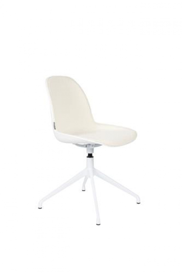 Chaise \'Albert\' pivotante - Blanc dans le groupe Meubles / Meubles d\'assise / Chaises chez Reforma (1100501)