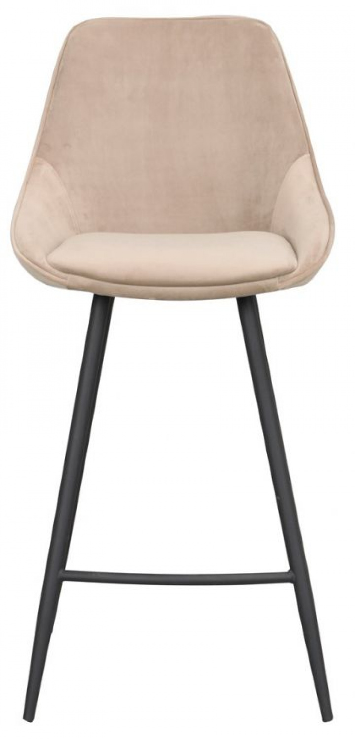 Tabouret \'Sierra\' - Beige/Velours dans le groupe Meubles / Meubles d\'assise / Tabourets de bar chez Reforma (110477)