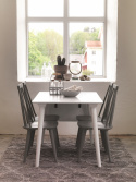 Table à manger \'Lotta\' 120x80cm - Blanc