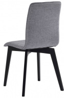 Chaise \'Gracy\' - Gris clair/Noir