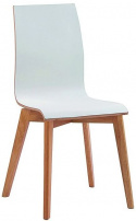 Chaise \'Gracy\' - Blanc/Chêne