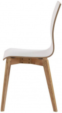Chaise \'Gracy\' - Blanc/Chêne